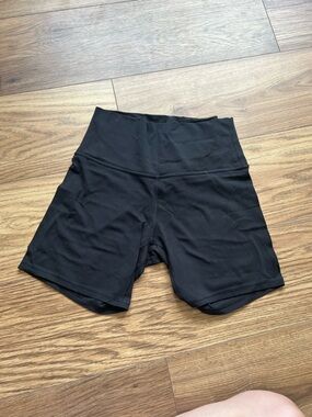 Lululemon High Waisted Align Black Athletic Shorts